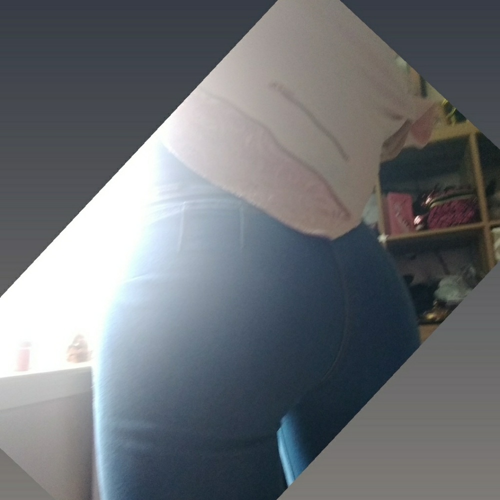 Bamboo Wax Skinny Jeans, Pocketless